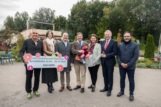 Staffelübergabe Landesgartenschau